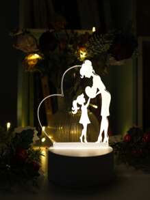 Luz decorativa con diseño de 3d figura - Amarillo - Ver 4