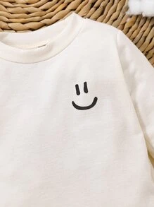 Baby Expression Print Tee - Beige - View 3