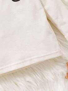 Baby Expression Print Tee - Beige - View 5