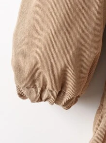 Niñas Vestido de manga obispo bajo con fruncido & Top tank - Multicolor - Ver 4