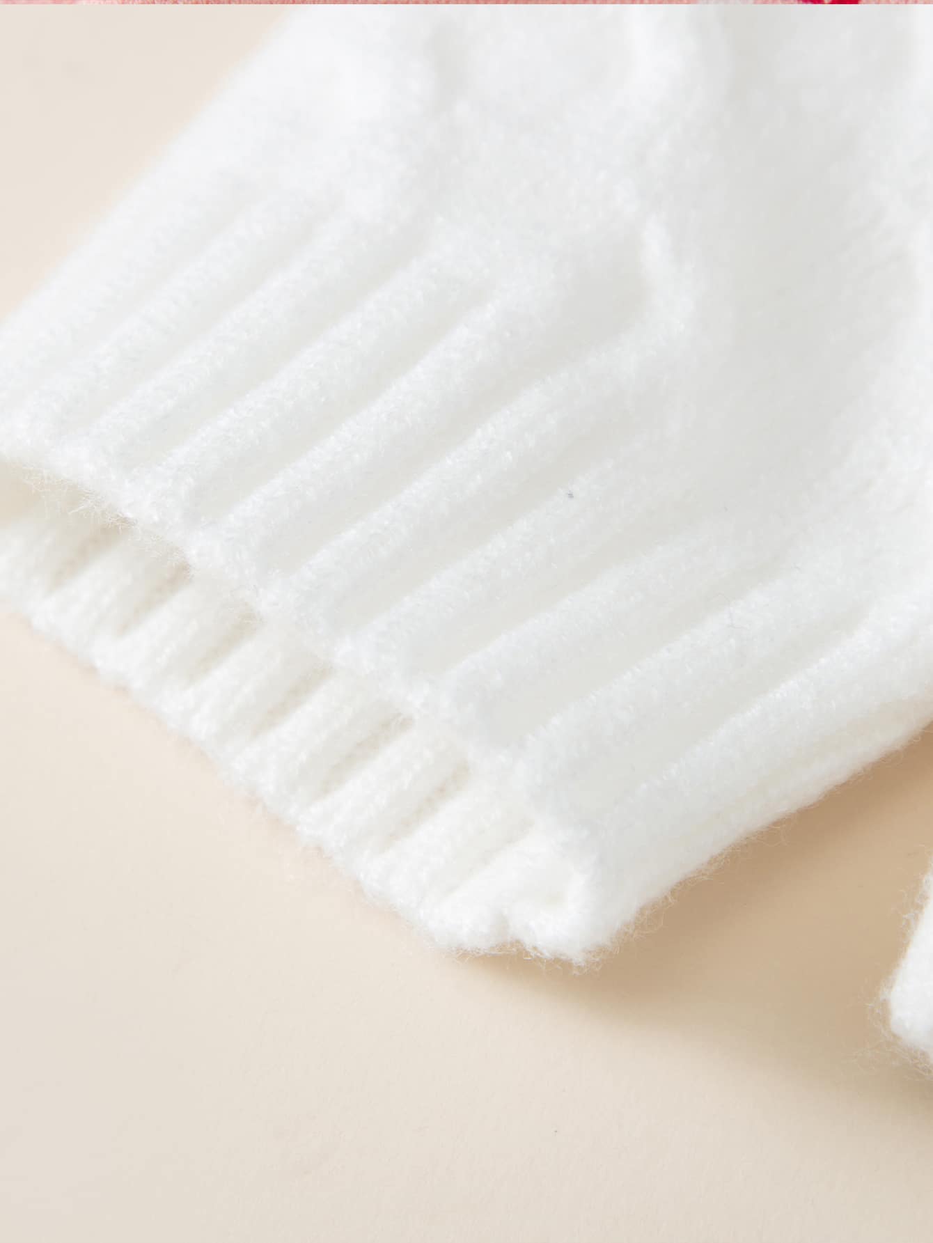 Genkimix Kids Cardigan Avant Boutonnée unicolore Pour Bébé Fille - Blanc - Voir 3