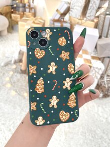 1个卡通圣诞图案TPU磨砂防摔手机壳，可爱，兼容 16/11/12/13/14/15/15 Pro/15 Plus/15 Pro Max/7 Plus/8 Plus/X/Xs Max/Xr/11 Pro/12 Pro/13 Pro/14 Pro/12 Mini/13 Mini/11 Pro Max/12 Pro Max/13 Pro Max/14 Pro Max/14 Plus/6/6s/6 Plus/7/8/16 Pro/16 Plus/16 Pro Max/SE&Galaxy/A54/A14/A12/A13/A15/A32/A33/A24/A52S/S20/S21/S22/S23/S24/S23 Plus/S24 Ultra - 彩色 - 查看 1