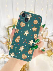 1个卡通圣诞图案TPU磨砂防摔手机壳，可爱，兼容 16/11/12/13/14/15/15 Pro/15 Plus/15 Pro Max/7 Plus/8 Plus/X/Xs Max/Xr/11 Pro/12 Pro/13 Pro/14 Pro/12 Mini/13 Mini/11 Pro Max/12 Pro Max/13 Pro Max/14 Pro Max/14 Plus/6/6s/6 Plus/7/8/16 Pro/16 Plus/16 Pro Max/SE&Galaxy/A54/A14/A12/A13/A15/A32/A33/A24/A52S/S20/S21/S22/S23/S24/S23 Plus/S24 Ultra - 彩色 - 查看 2