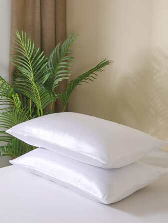 1對素色枕套不附帶枕芯