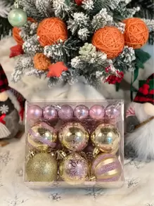 44入組聖誕球裝飾用品