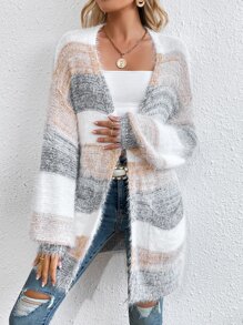 Mulvari Nữ Cardigans Khối Màu Giải trí - Nhiều màu - Xem 1