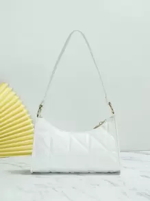 時尚pu十字繡肩背包