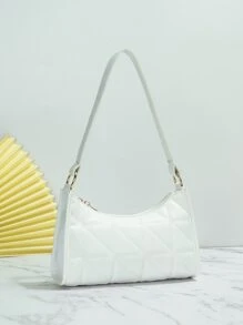 時尚pu十字繡肩背包