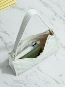 時尚pu十字繡肩背包