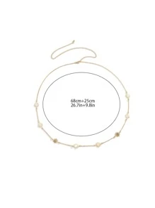 Dây chuyền thắt lưng trang trí mặt trời - Vàng - Xem 3