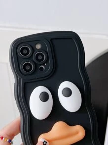 3d Funda para móvil con diseño de pato de dibujos animados - Multicolor - Ver 2
