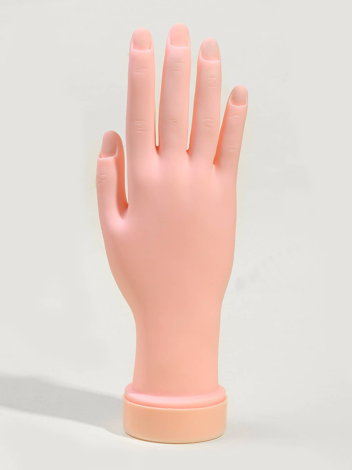 1pc Silicone Nail Art Practice Hand - Beige - View 1
