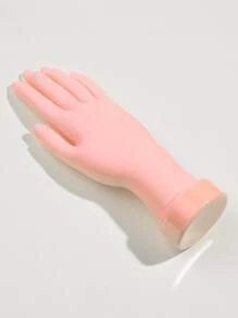 1pc Silicone Nail Art Practice Hand - Beige - View 6