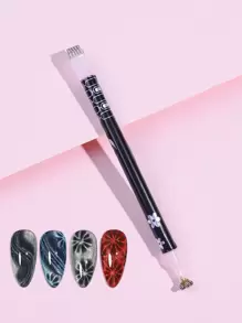Misscheering 1入組雙頭美甲磁性棒 - 黑色 - 查看 1