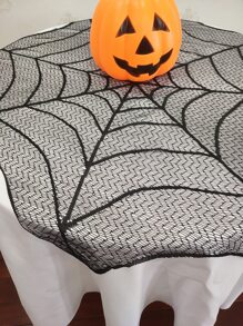 Mantel Halloween telaraña - Negro - Ver 8