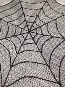 Mantel Halloween telaraña - Negro - Ver 1