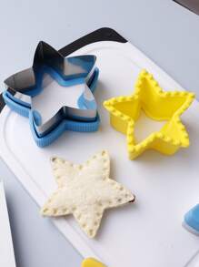 1pc Star Design Random Color Cookie Cutter - Multicolor - View 1