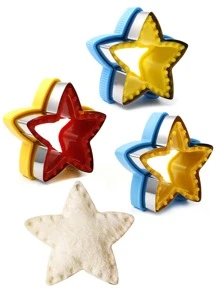 1pc Star Design Random Color Cookie Cutter - Multicolor - View 2