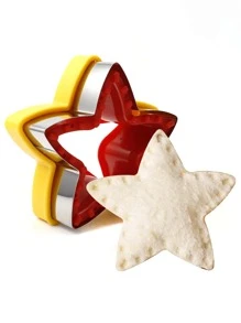 1pc Star Design Random Color Cookie Cutter - Multicolor - View 3