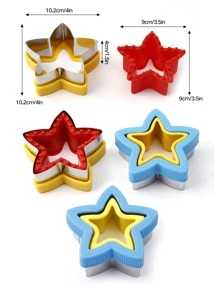 1pc Star Design Random Color Cookie Cutter - Multicolor - View 5