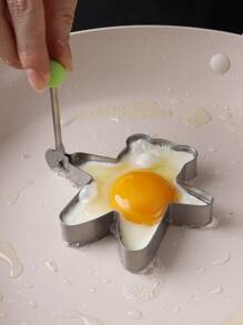 1 pieza Aro de huevo con diseño de oso - Plateado - Ver 1