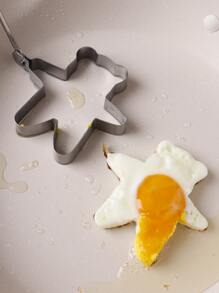 1 pieza Aro de huevo con diseño de oso - Plateado - Ver 6