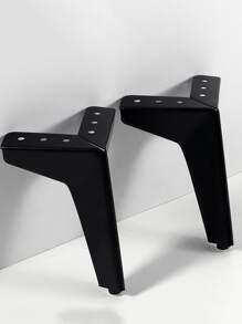 1入組鐵桌腿支架 - 黑色 - 查看 3