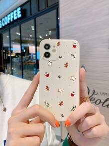 Funda De Teléfono Con Gráfico De Dibujos Animados Navideños Compatible Con Iphone 11, Iphone 13 Y Iphone 14 Pro Max - Multicolor - Ver 3