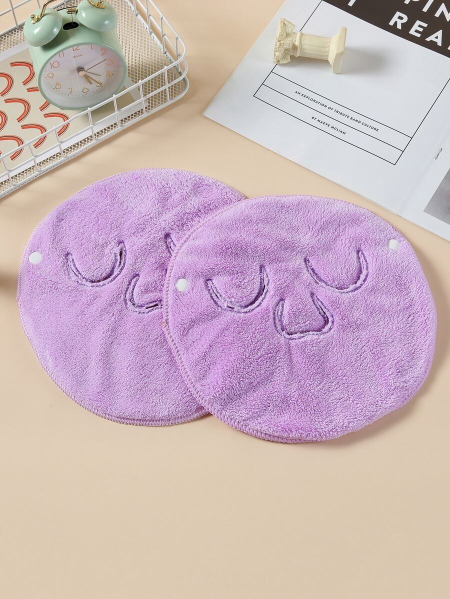 1pc Facial Sheet Towel - Mauve Purple - View 1