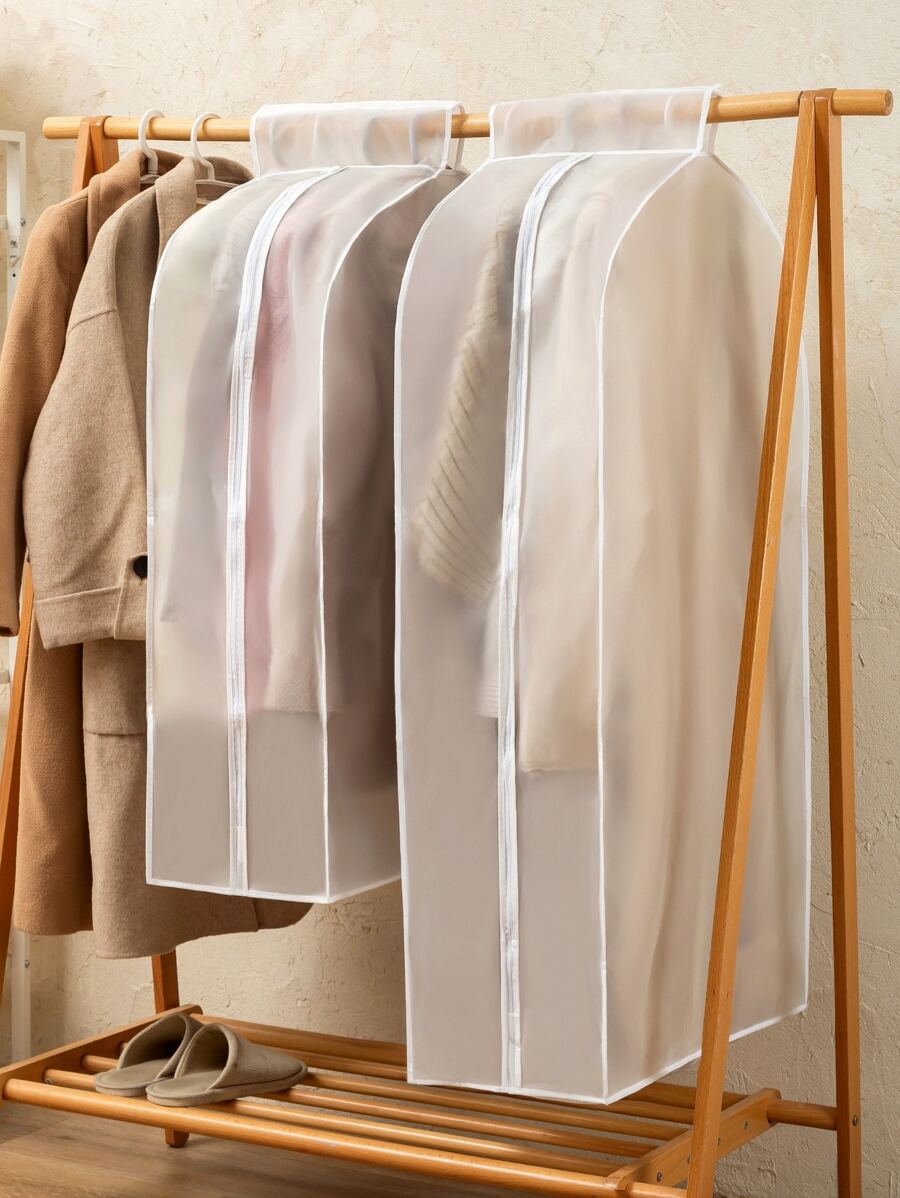 1 pieza Cubierta de polvo de ropa simple - transparente - Ver 1