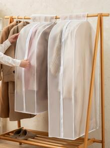 1 pieza Cubierta de polvo de ropa simple - transparente - Ver 2