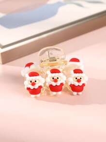 聖誕雪人裝飾髮爪