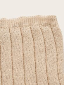 SHEIN ICON Two Piece Set Dolman Sleeve Shrug Cardigan & Tube Knit Top - Khaki - View 4