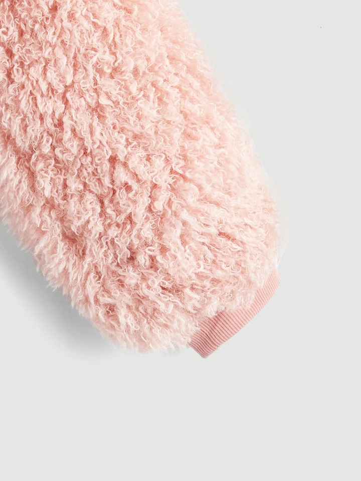 SHEIN MOD ジッパーアップ ファジー コート | SHEIN JAPAN