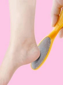 Nasin Loại bỏ da cứng ở chân Tập tin da chết 7 chiếc thép không gỉ và nhựa hàng ngày - Màu vàng - Xem 4