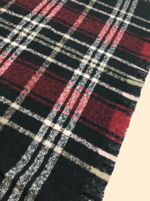 1pc Ladies' Fashion Striped Shawl - Multicolor - View 4