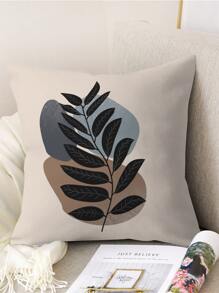 樹葉印花靠墊套不附帶墊芯 - 彩色 - 查看 5
