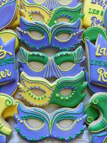 1pc Thiết kế che mắt Dao cắt bánh quy bằng thép không gỉ - Bạc - Xem 4