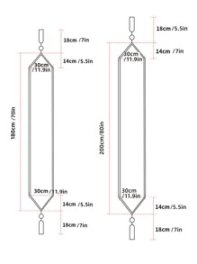 1pc Plain Tassel Decor Table Runner - Màu Xám nhạt - Xem 5
