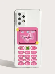Butterfly And Phone Print Phone Case,International Version, Not The Domestic Version - Multicolor - View 2