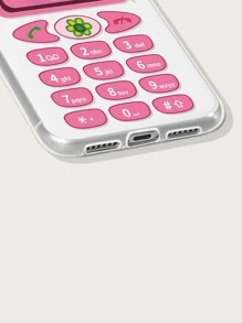 Butterfly And Phone Print Phone Case,International Version, Not The Domestic Version - Multicolor - View 5