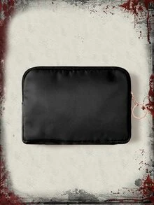 Beetlejuice | ROMWE Figure & Letter Graphic Coin Purse - Black - View 2