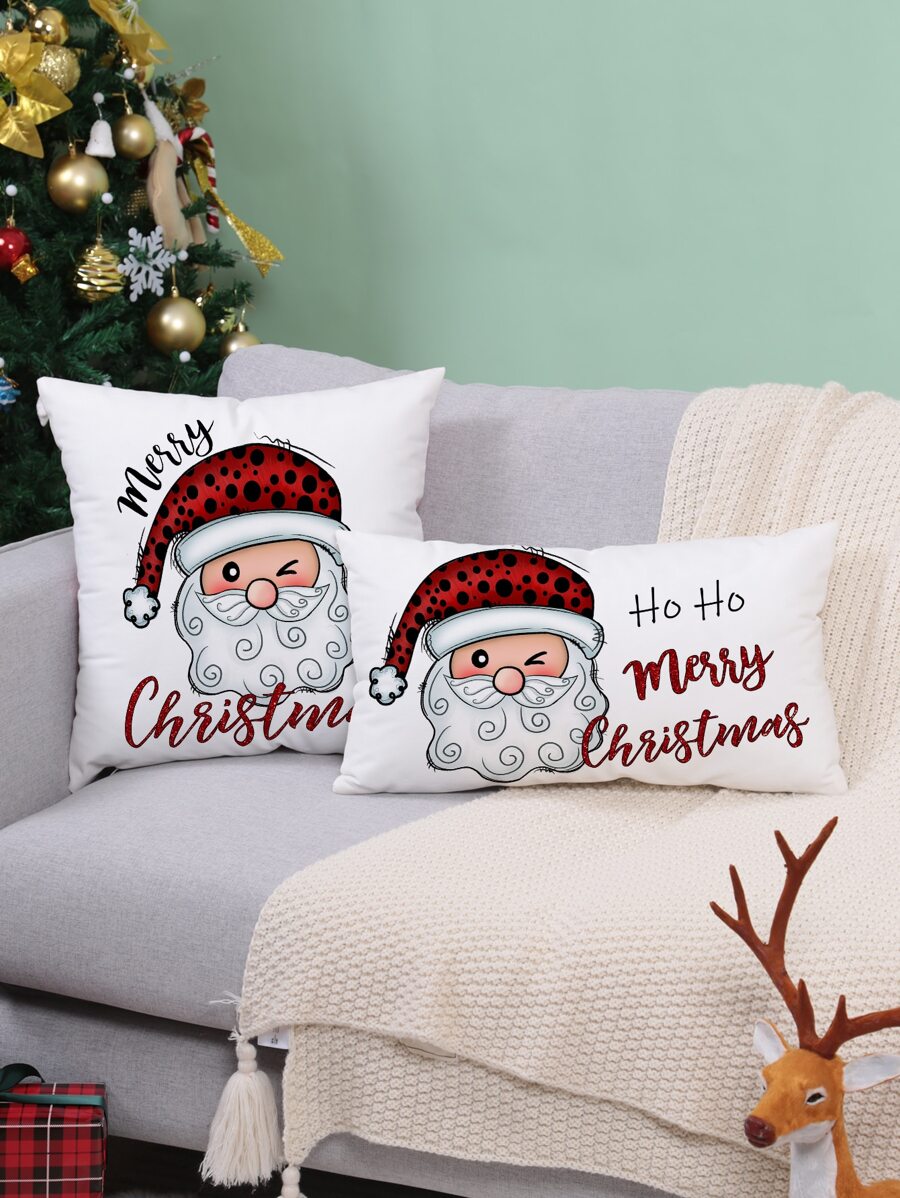 1pc Christmas Truck & Tree Printed Pillow Case Without Filling for Sale
