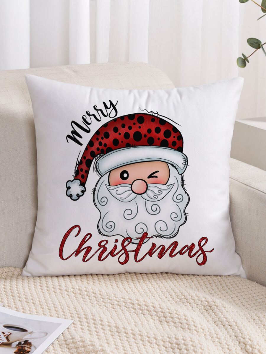 1pc Christmas Truck & Tree Printed Pillow Case Without Filling for Sale