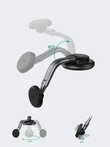 Soporte para teléfono para de coche - Negro - Ver 3