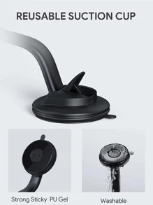 Soporte para teléfono para de coche - Negro - Ver 6