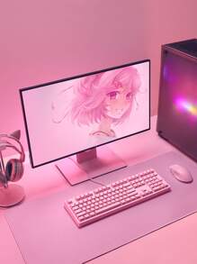 AUKEY Mechanical Gaming Keyboard - Pink - Pink - View 2