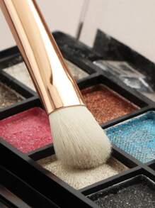 Lidschattenpinsel, 3 Stücke aus Holz, minimalistisch, tragbar, multifunktional, Make up Pinsel, Kosmetik Make up Werkzeug für Anfänger, Make up Pinsel/Kosmetikpinsel