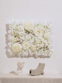 1入組滌綸人造玫瑰牆多用途人造花適合家庭派對婚禮裝飾 - 彩色 - 查看 1