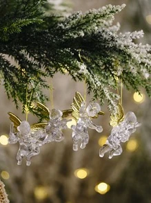 4pcs Christmas Angel Decoration - Multicolor - View 1